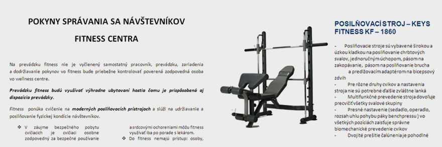 vypracovanie pokynov fitness